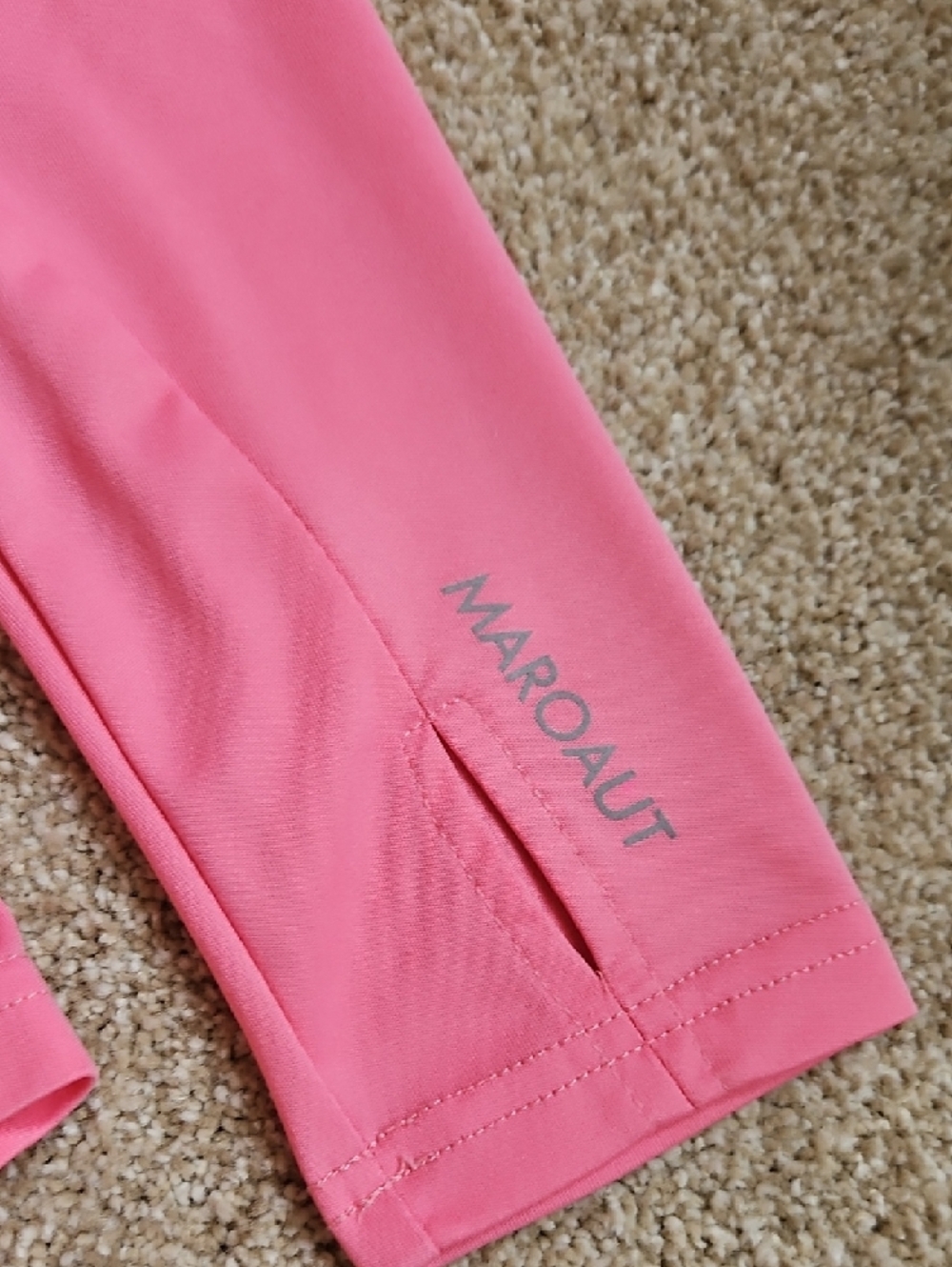 Maroaut Size M Women's Pink Hooded Performance Pullover - Picture 3 of 9